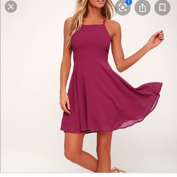 Lace up back dress - Picture 3 of 4